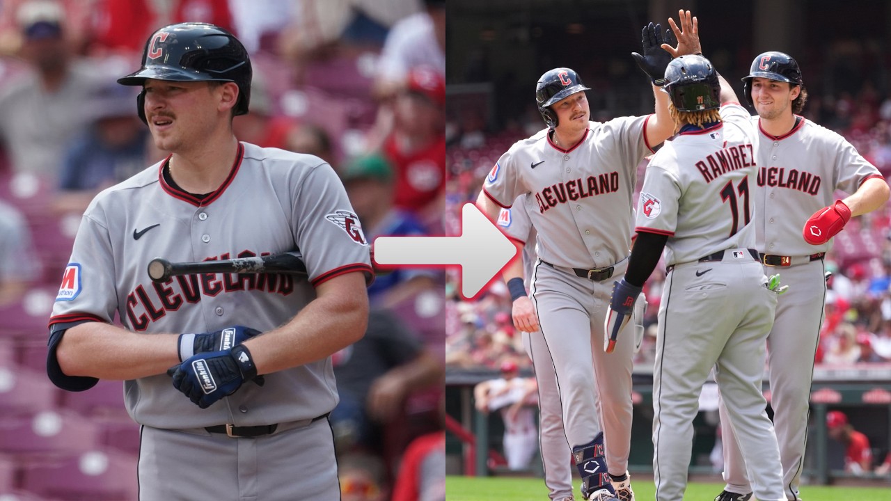 A hit-by-pitch becomes a GRAND SLAM!? 🧐 Kyle Manzardo hits 1st career slam after HBP overturned! 😳
