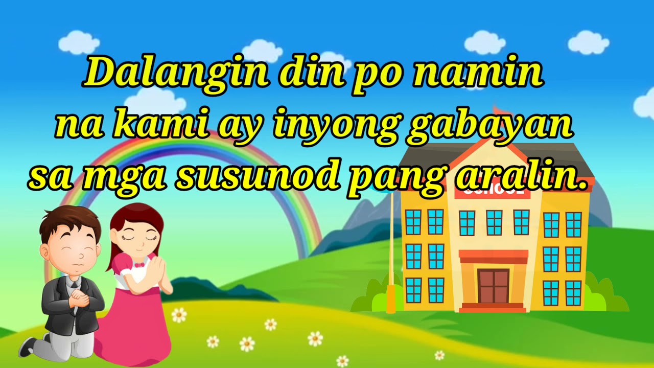 Panalangin Pagkatapos ng Klase/Closing Prayer (With Voice Over)