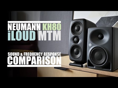 Neumann KH80 DSP  vs  IK Multimedia iLoud MTM  ||  Sound & Frequency Response Comparison