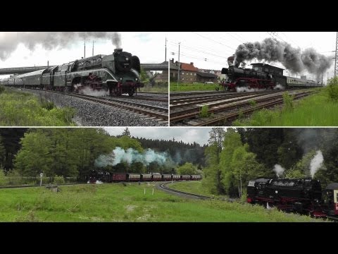 DAMPFLOKS im Harz & Harzvorland: 18 201, 03 2155 & HSB