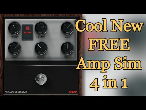 Cool New FREE Guitar Amp Sim Plugin 4 in 1 - AHEAD by Analog Obsession - Quick Review & Demo