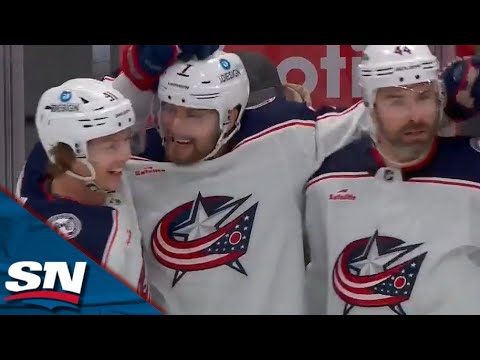 Blue Jackets Strike Twice In 57 seconds To Snatch Lead From Maple Leafs