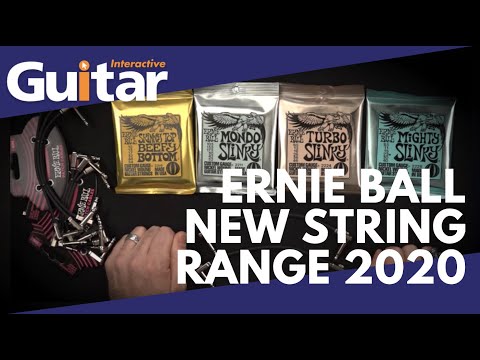 Ernie Ball"s Brand New Slinkys for 2020 + Flat Ribbon Patch Cables
