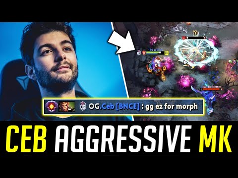 Ceb MONKEY KING w/ Topson playstyle - Aggressive Mode + Late Game RAT Dota DOTA 2