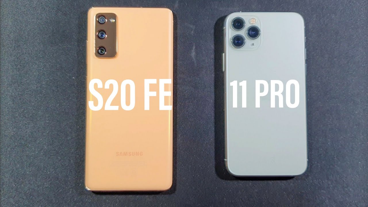 Samsung S20 FE vs Iphone 11 Pro Comparison Speed Test