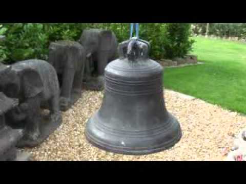 Antique Mears Reclaimed Bronze Church or School Ringing Bell London 1856 - UKAA
