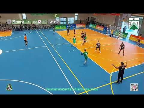 Nacional Menores A Caballeros Ferro vs Defensa de Tandil Fecha 3 (20/4/23) #fcohandball