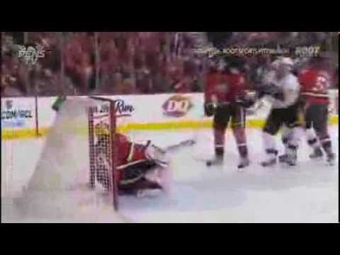 Matt Niskanen Game Winner Against Calgary Flames 1/11/14