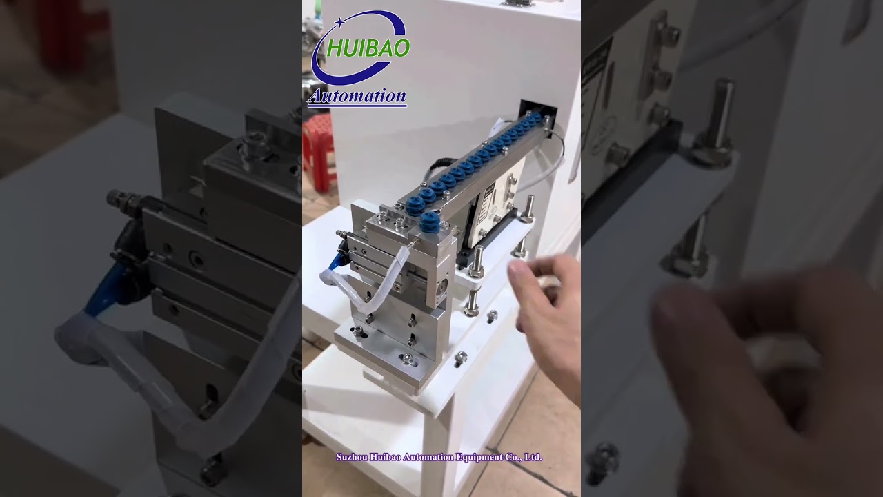 Huibao Automation- Vibratory Bowl Feeder Rubber Plastic Parts with Pick and Place Mechanism