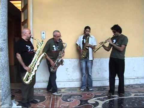 Franco Ferguson Day at Casa del Jazz Saxophone Quartet