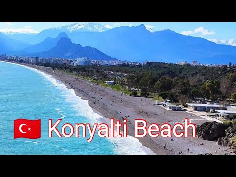 Konyalti Beach # Turkey Antalya # A walk on the beach # ترکی کا سمندر # तुर्की का समंदर।