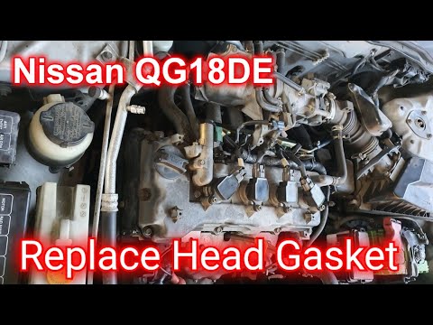 Qg18de rough idle shacking misfire fixed head gasket
