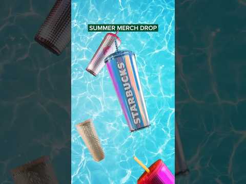 Starbucks Summer Merch Drop!✨ Disponível em lojas selecionadas nos EUA e Canadá.