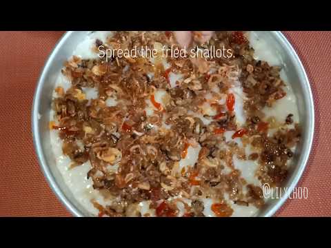 Homemade Steamed Yam/Taro Cake