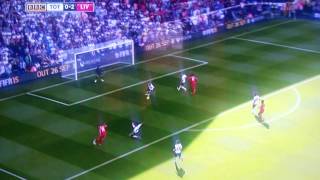 Alberto Moreno goal vs Tottenham