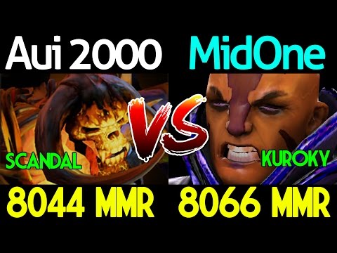 Aui_2000 [8044 MMR] VS MidOne [8066 MMR] - Dota 2 The Epic Battle