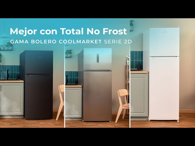 Cecotec Bolero CoolMarket 2D 261 White E Frigorífico Duas Portas E Branco video