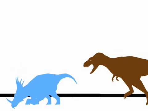 Jurassic World - Styracosaurus vs Albertosaurus