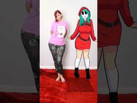 ShyGal 2D VS 3D 🙈 #cosplay