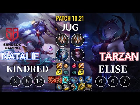 SB Natalie Kindred vs Tarzan Elise Jungle - KR Patch 10.21