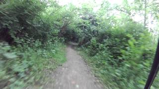 preview picture of video 'Snake On A Trail June 2013 Town Run MTB Trail Indiana'