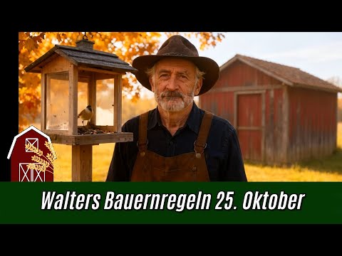Walters Bauernregeln für den 25. Oktober