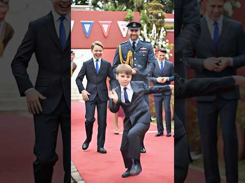 Prince Louis funny dancing #royal #princelouis #princewilliam