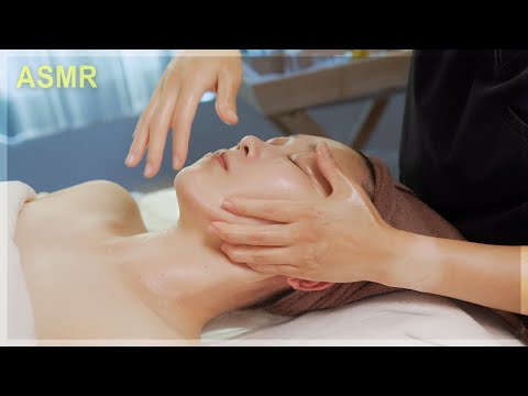 ASMR 😪 Relaxing Facial Massage & Skincare for Deep Sleep 🌙✨