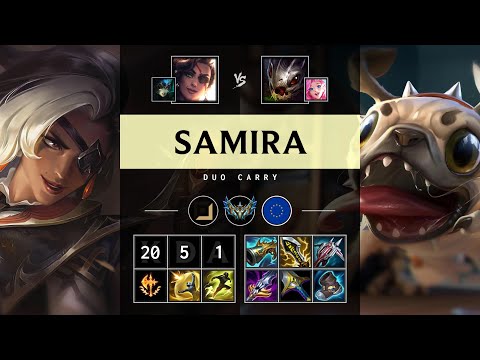 Samira ADC vs Kog'Maw - EUW Challenger Patch 25.S1.2