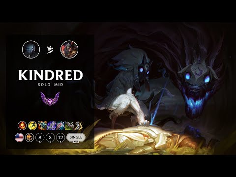 Kindred Mid vs Twisted Fate - NA Master Patch 12.18