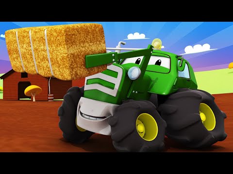 Ben der Traktor ist voll mit Äpfeln und Eiern - Autopolis  💧 Lastwagen Zeichentrickfilme für Kinder