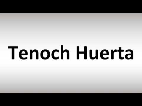 How to Pronounce Tenoch Huerta (Mexican Actor)