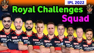 IPL 2022 - Royal Challengers Bangalore New Squad | RCB Possible Players List 2022 |