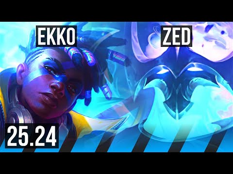 EKKO vs ZED (MID) | NA Master | 25.24