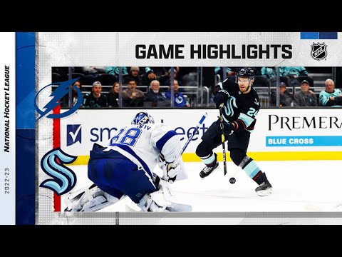 Lightning @ Kraken 1/16 | NHL Highlights 2023