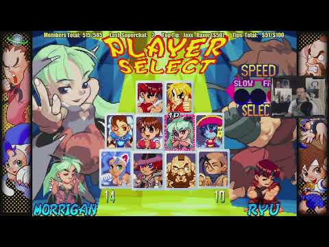 Capcom Fighting Collection ONLINE MP: July 22, 2022 pt1 - A MARATHON of Vampire Savior Combat