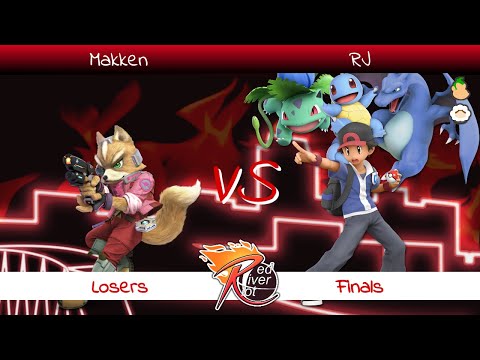 Makken (Fox) vs RJ (Donkey Kong/Ice Climbers/Pokemon Trainer) - LFs - Red River Riot #10