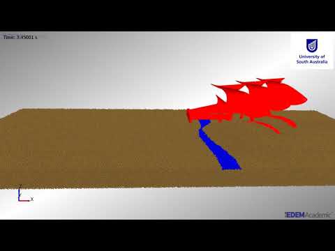 DEM simulation of soil-mouldboard plough interaction