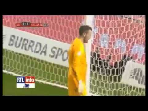 Amazing Goal of Gillet . Belgium 1-1 Croatia