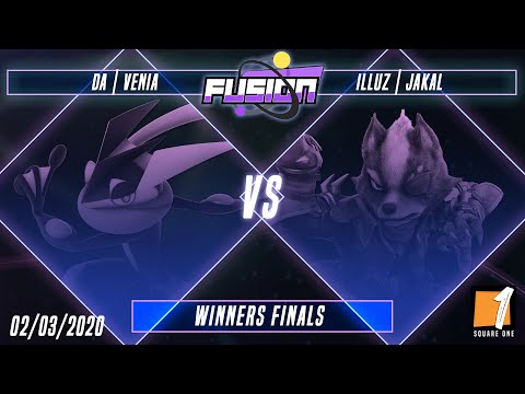 Fusion #9 - DA | Venia (Greninja) Vs. Iluz | Jakal (Wolf) - Winners Finals - Smash Ultimate