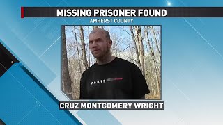 Inmate Who Escaped Amherst County Jail in Custody