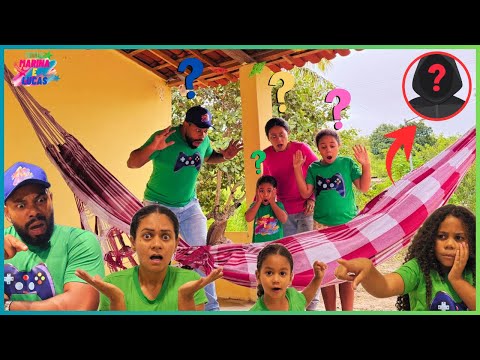 THERE'S A STRANGER LYING IN OUR HAMMOCK, ON OUR SITE!!