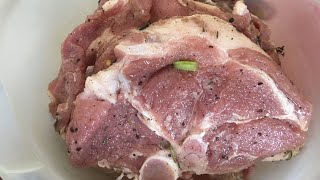 Jamaican Corned Pork (How to cure and cook it)