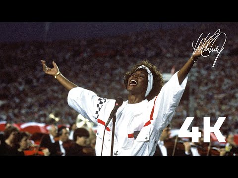 Whitney Houston - National Anthem (Star Spangled Banner) 4K Remaster