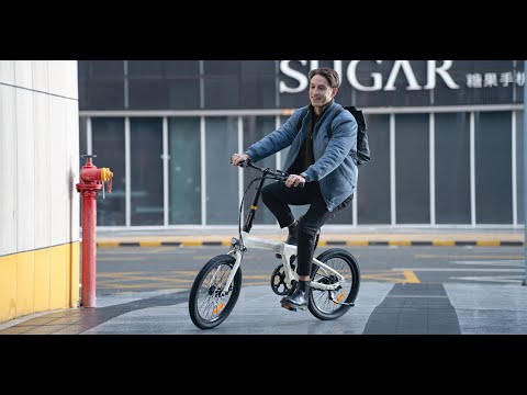 ADO Air 20: An Ultra-light Folding Ebike with Belt Drive and Torque Sensor