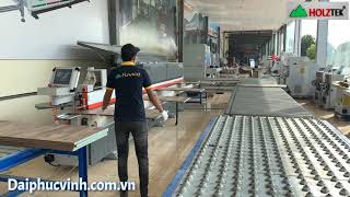 Máy dán cạnh PRO-800AH | Chuyền hồi phôi tự động cho máy dán chỉ Holztek