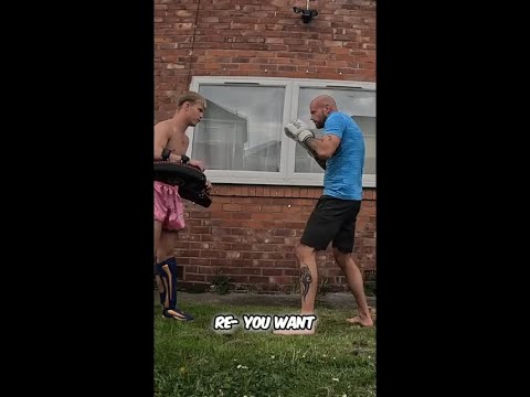 Backyard Sparring: Precision Meets Power #shorts