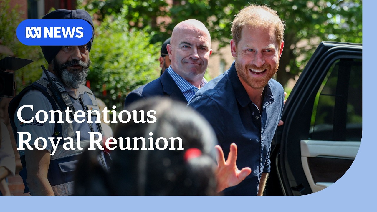 King Charles meets grandchildren for first time since 2022 as Prince Harry visits UK