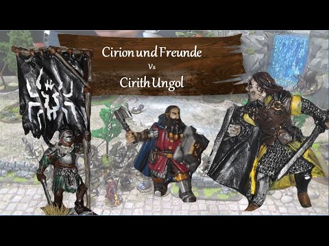 CIRION und FREUNDE vs CIRITH UNGOL - Battle Report - Mittelerde Tabletop / Herr der Ringe