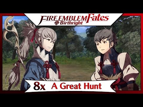 Fire Emblem Fates Birthright - Part 23 | Paralogue 8 - A Great Hunt! [English Gameplay]